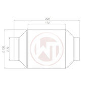 Wagner Tuning 200cpi Catalytic Converter with EU6 Coating