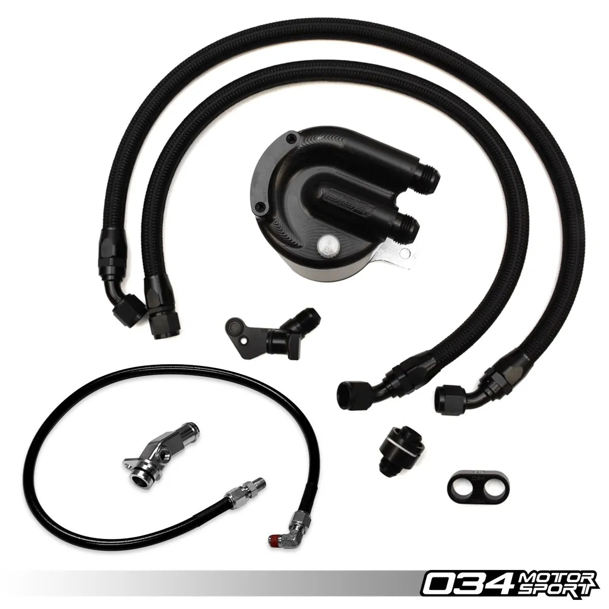 034Motorsport Billet Catch Can Kit, 8V Audi A3 & MkVII Volkswagen GTI