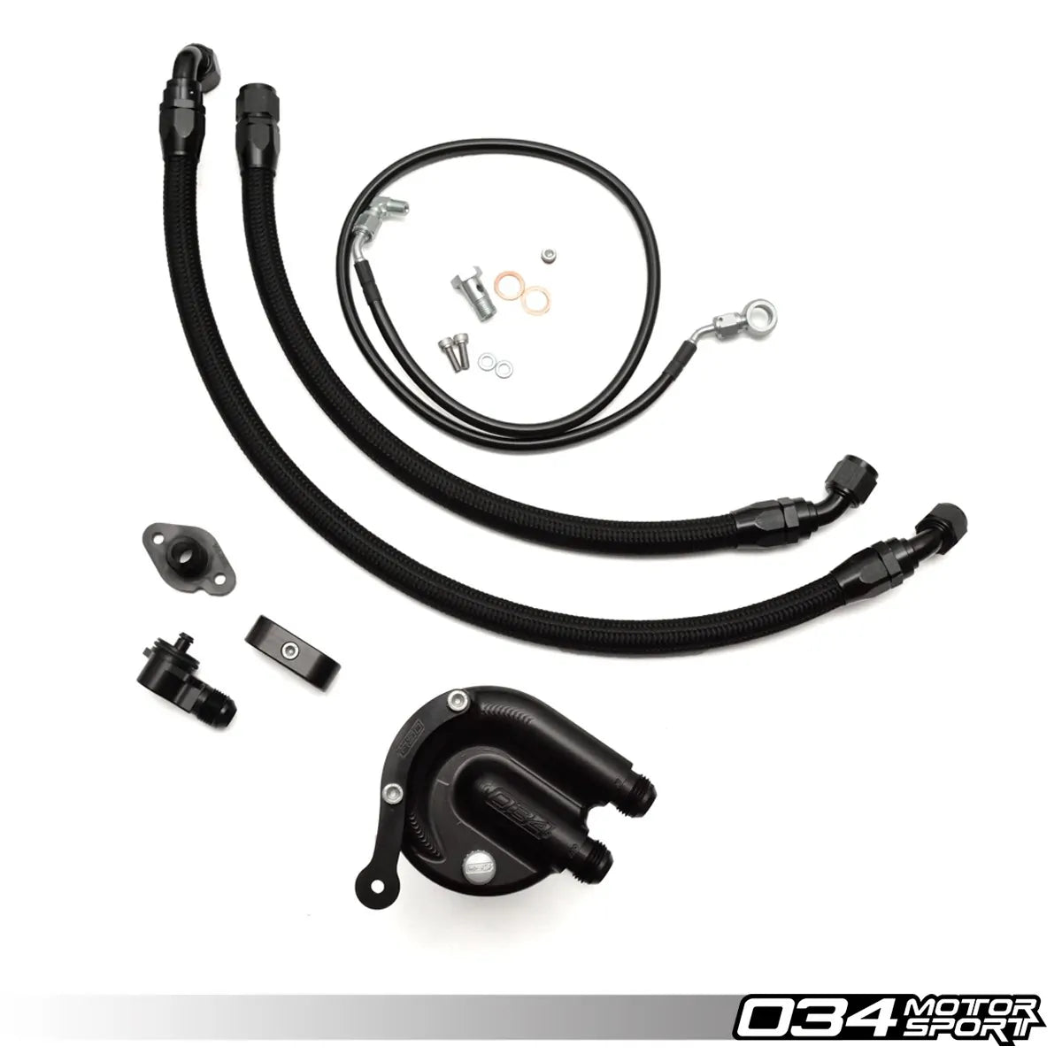 034Motorsport Billet Catch Can Kit Audi TTRS 8J 2.5TFSI