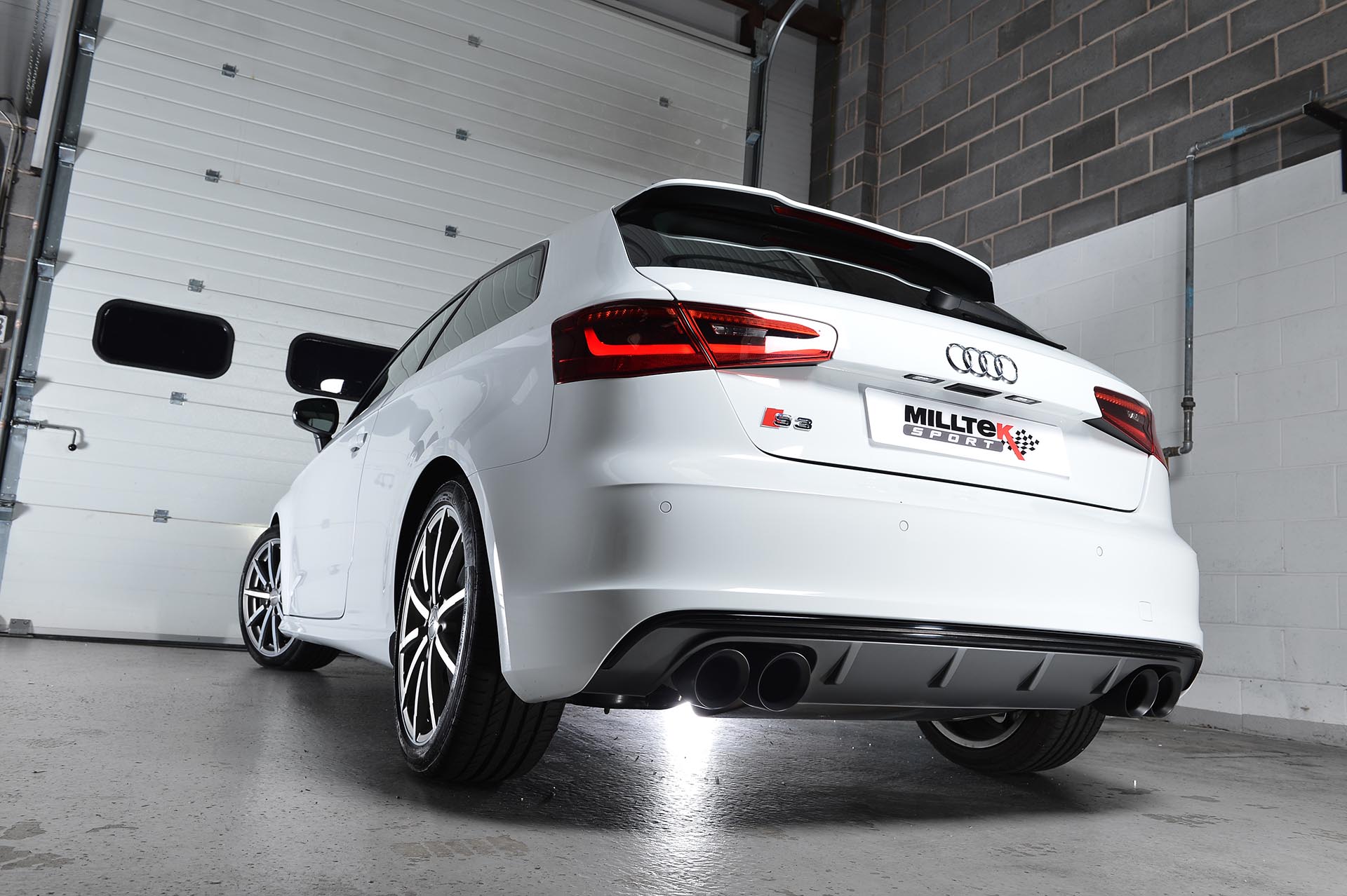Milltek Sport Audi S3 8V 3DR Non-Valved Race Cat-Back Exhaust