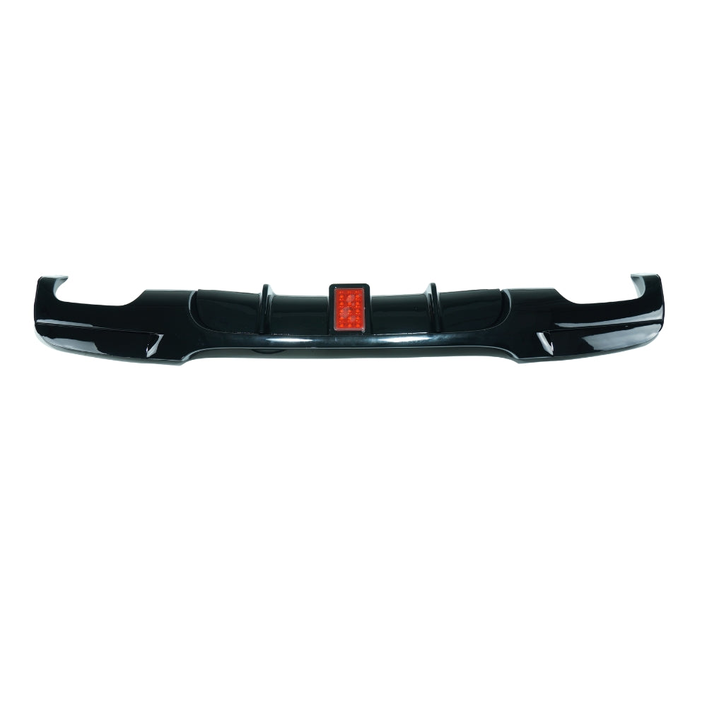 BMW 3 SERIES E90/E91 2004-2012 GLOSS BLACK LED DIFFUSER - QUAD TIP