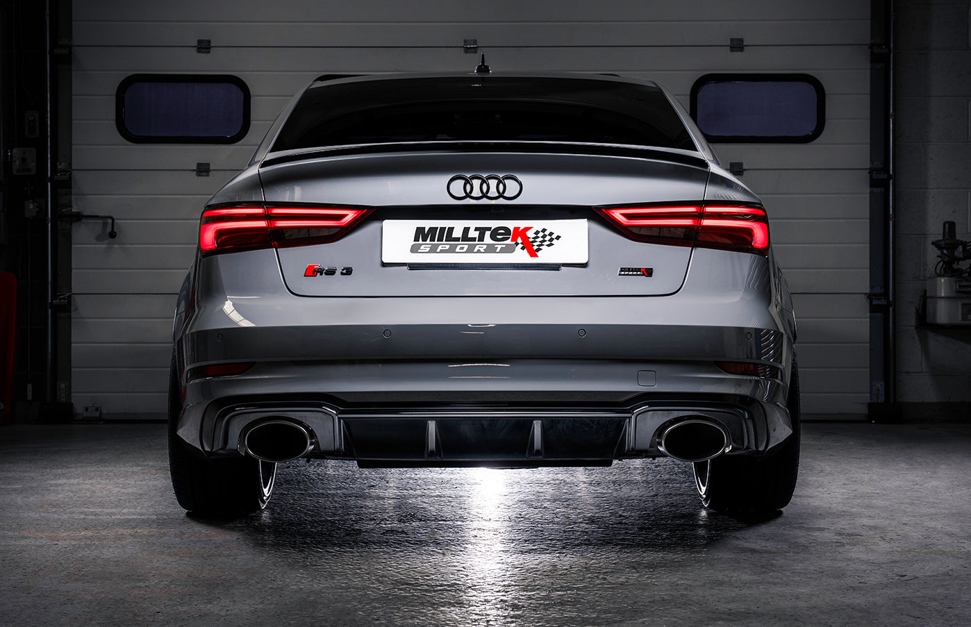 Milltek Sport Audi RS3 (8V) Saloon 80mm Cat/GPF-Back Exhaust