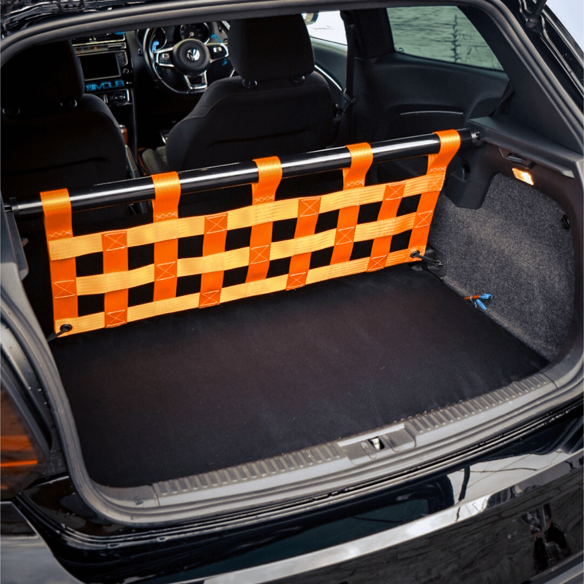 VW Polo Mk5 6C 6R GTI Strut bar and Cargo net cargo-nets.co.uk