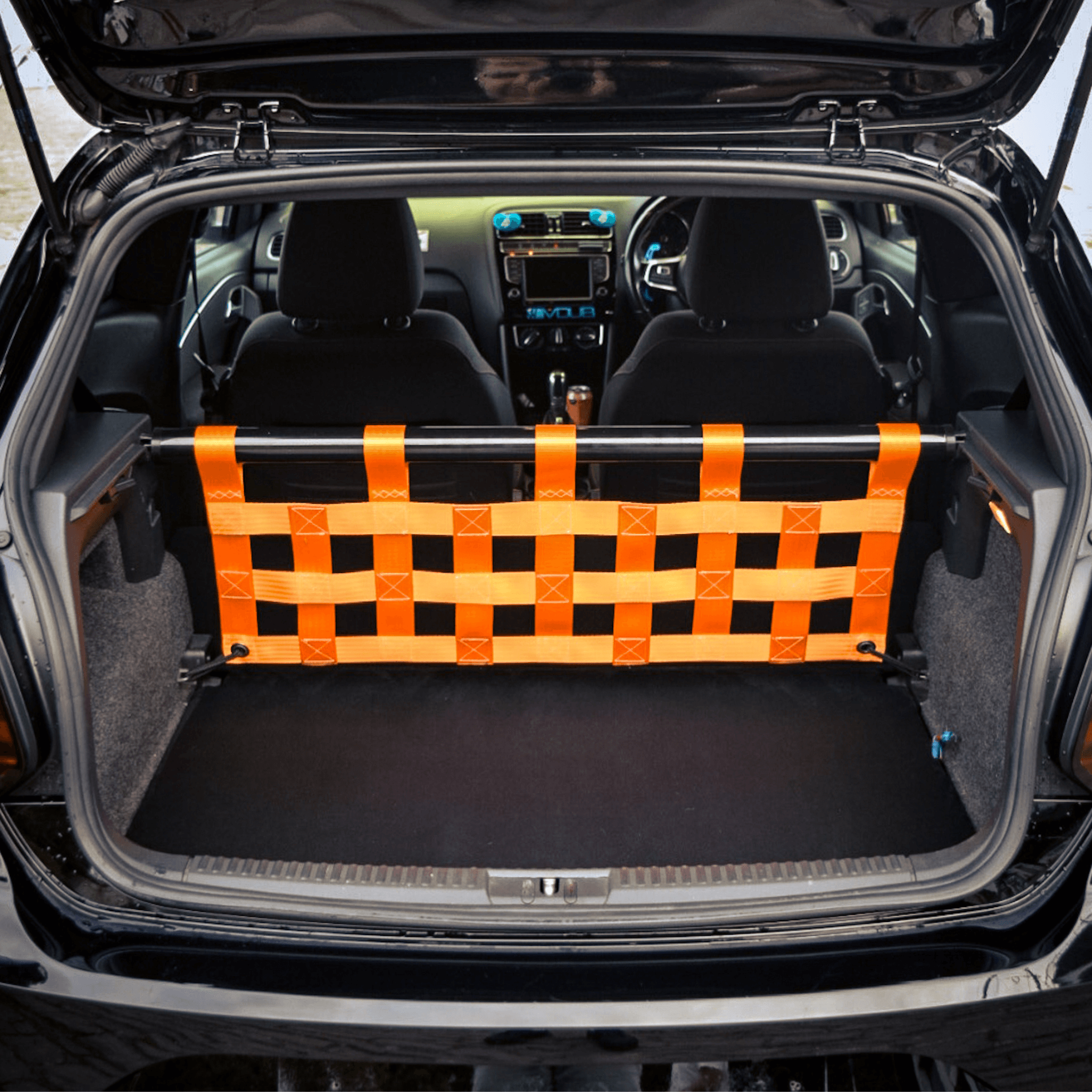 VW Polo Mk5 6C 6R GTI Strut bar and Cargo net cargo-nets.co.uk