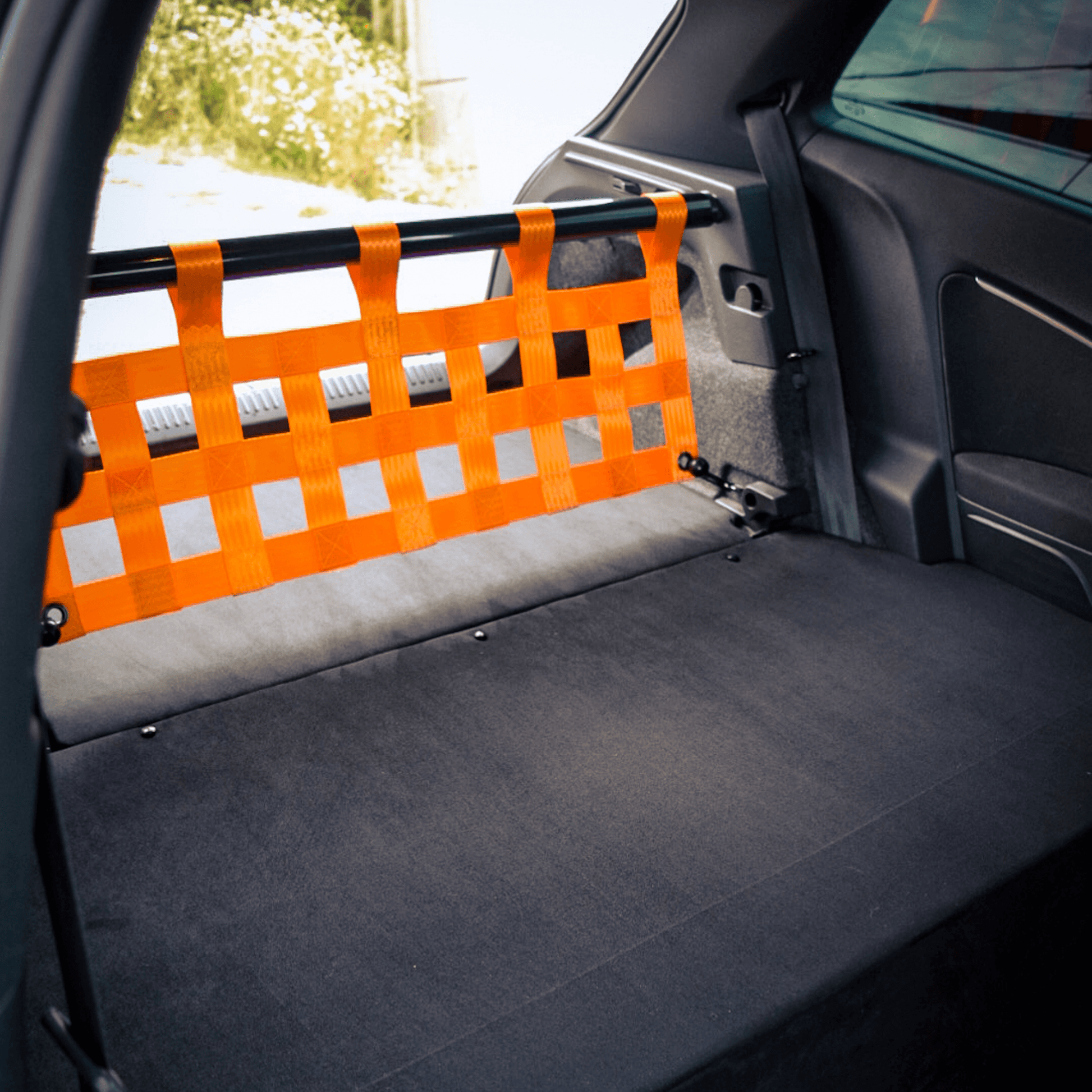 VW Polo Mk5 6C 6R GTI Strut bar and Cargo net cargo-nets.co.uk