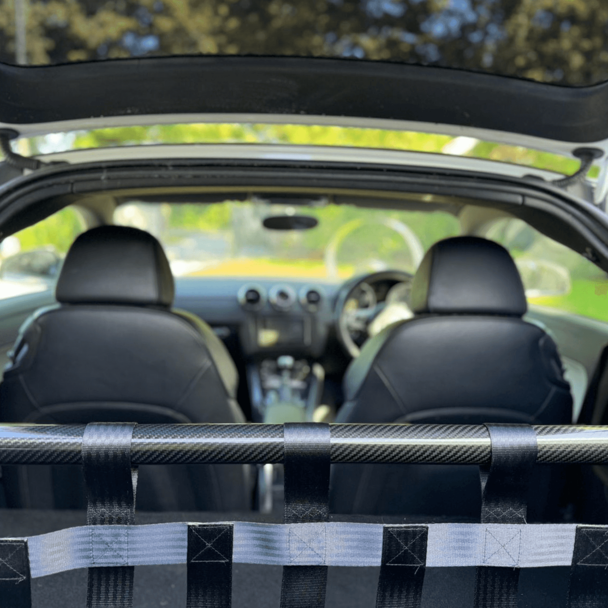 Audi TT Mk2 8J Strut bar and Cargo net cargo-nets.co.uk