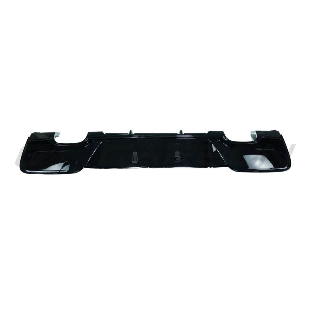 BMW 1 SERIES F20/F21 2012-2014 PRE-LCI GLOSS BLACK DIFFUSER - QUAD TIP