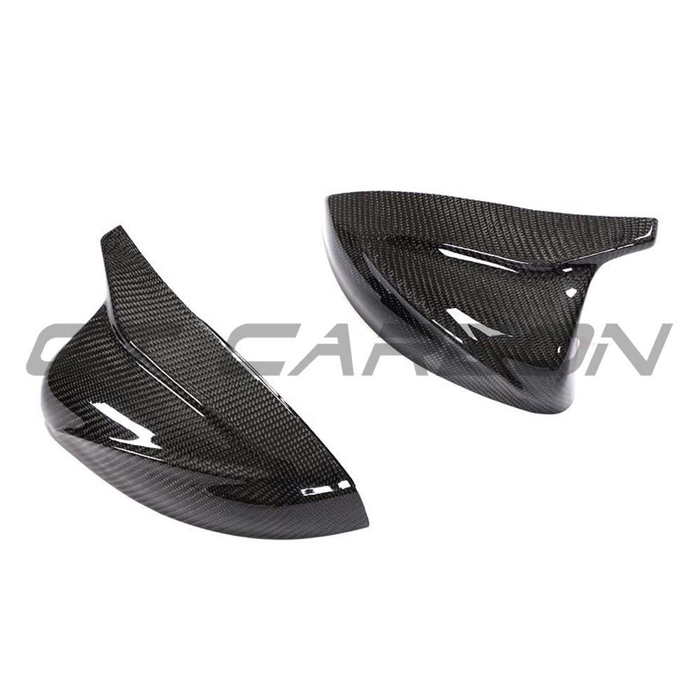 AUDI A3 S3 RS3 8V CARBON FIBRE MIRROR COVERS V2 - WITHOUT LANE ASSIST