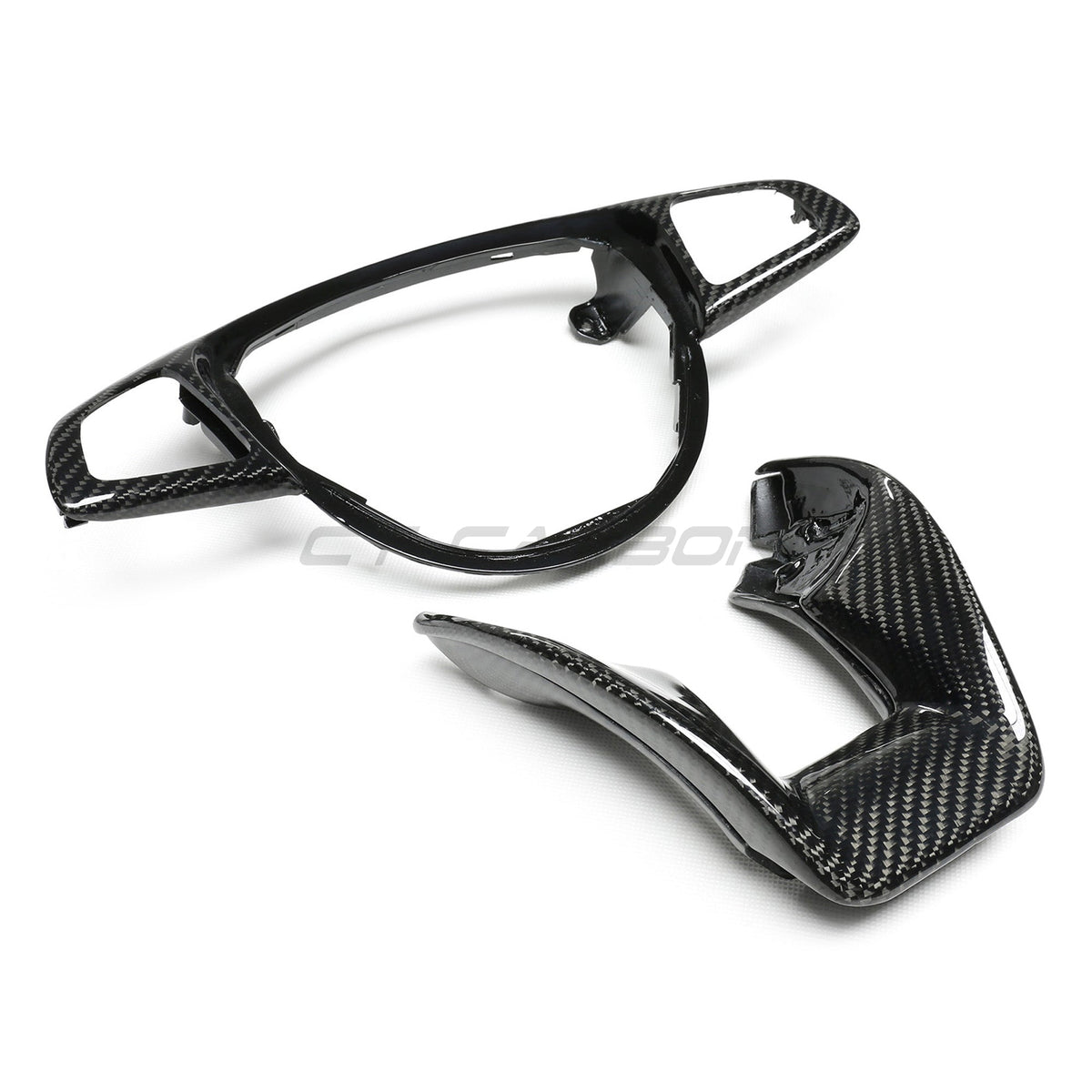 MERCEDES AMG CARBON FIBRE STEERING WHEEL TRIM