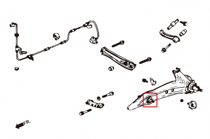 HARDRACE REAR TRAILING ARM BUSH HardRace