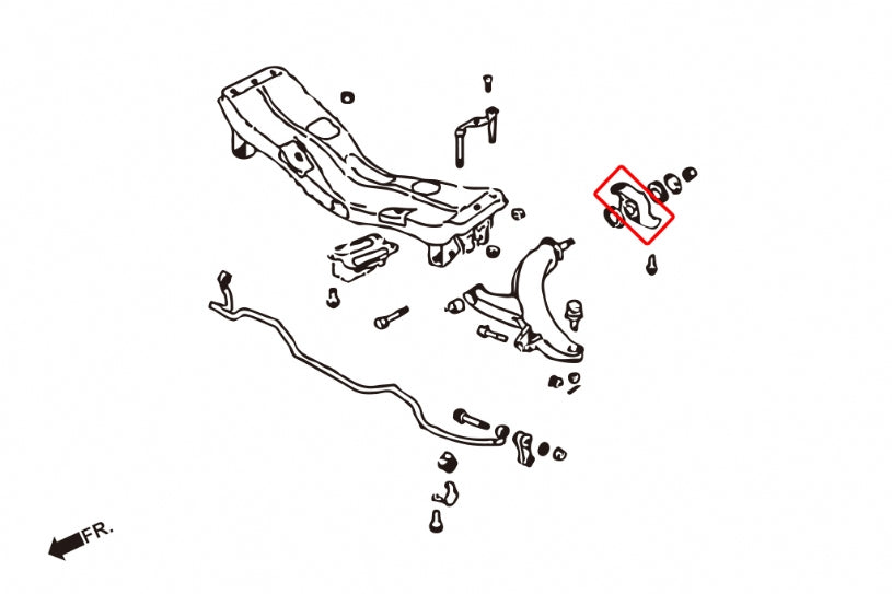 HARDRACE FRONT LOWER ARM BUSH - REAR HardRace