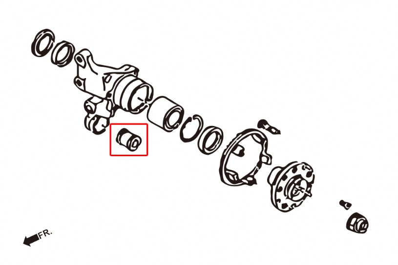 HARDRACE REAR KNUCKLE BUSH HardRace