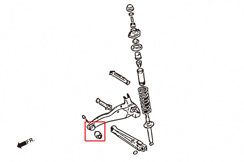 HARDRACE REAR TRAILING ARM BUSH HardRace
