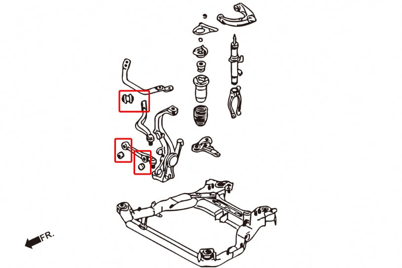 HARDRACE FRONT LOWER ARM BUSH HardRace