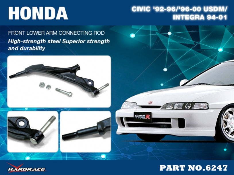 HARDRACE CIVIC EG EK USDM/ FRONT LOWER CONNECTING ROD 2PC/SET HardRace