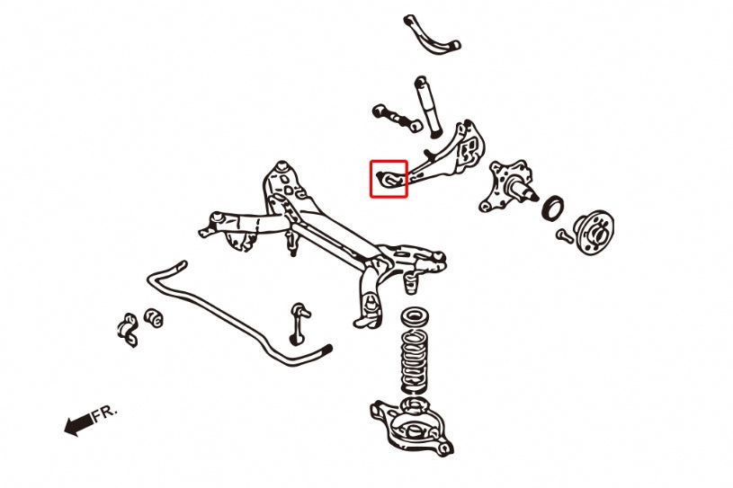 HARDRACE REAR TRAILING ARM BUSH HardRace