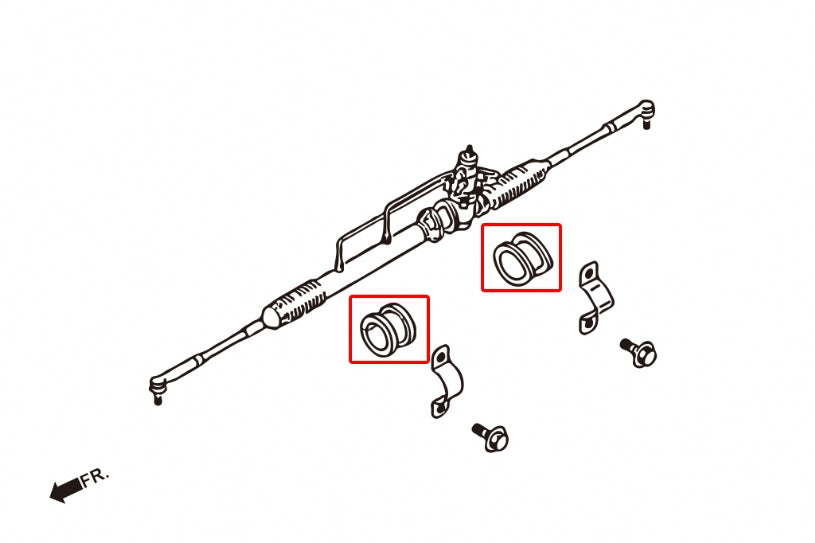 HARDRACE STEERING RACK BUSH HardRace