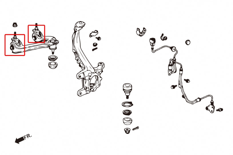 HARDRACE FRONT UPPER ARM BUSH HardRace