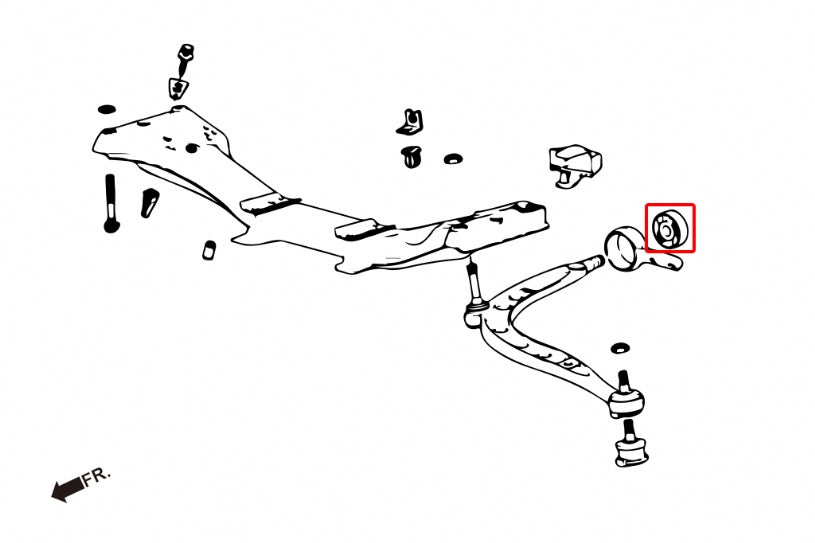 HARDRACE FRONT LOWER ARM BUSH HardRace