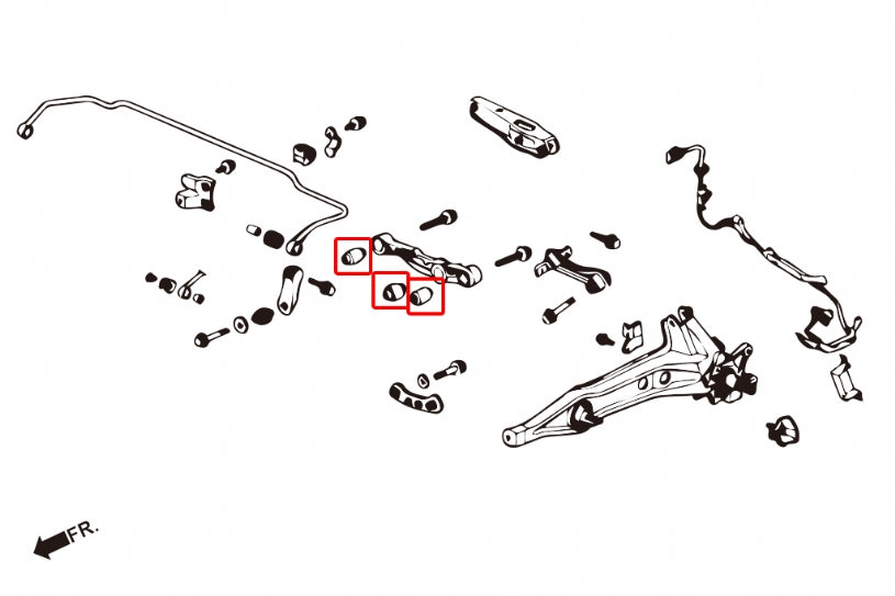 HARDRACE REAR LOWER ARM BUSH HardRace