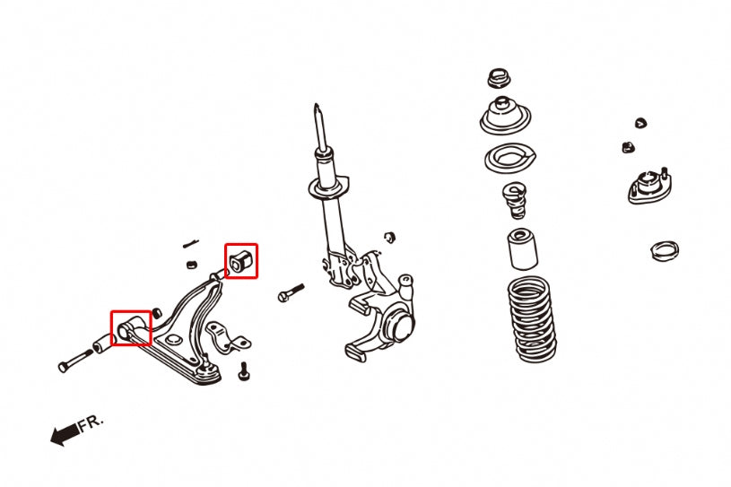 HARDRACE FRONT LOWER ARM BUSH HardRace
