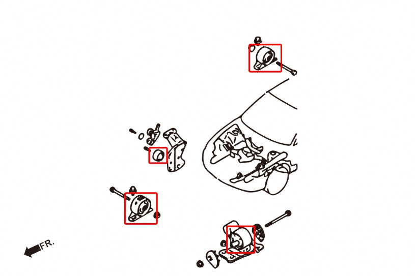 HARDRACE REINFORCED MOUNT BUSH HardRace