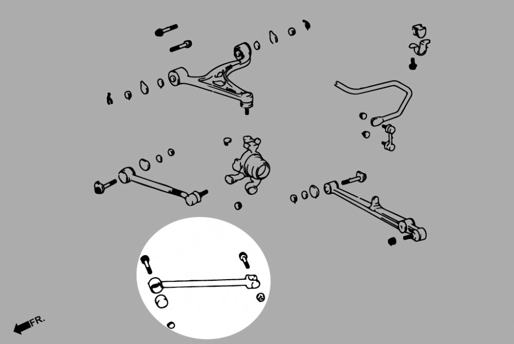 HARDRACE REAR TRACTION ROD ADJUSTABLE HardRace