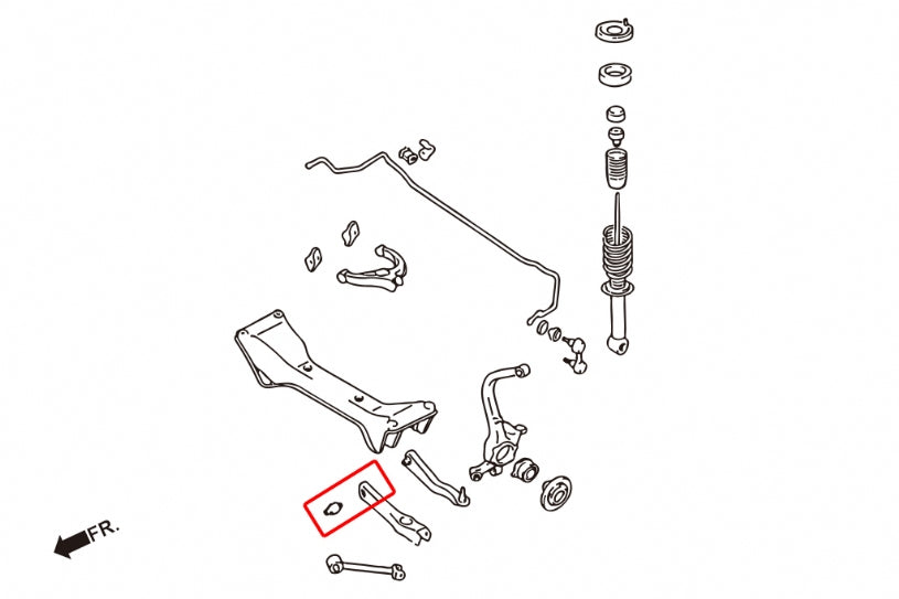 HARDRACE REAR LOWER ARM BUSH HardRace