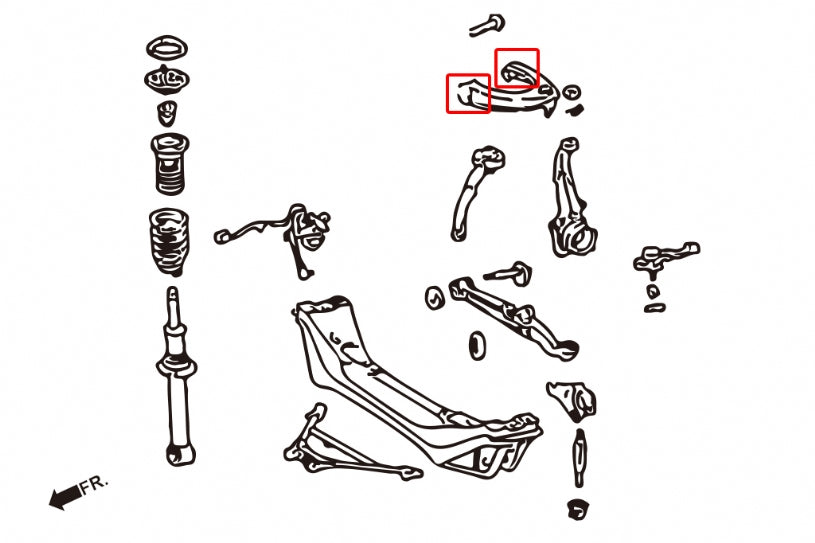 HARDRACE FRONT UPPER ARM BUSH HardRace