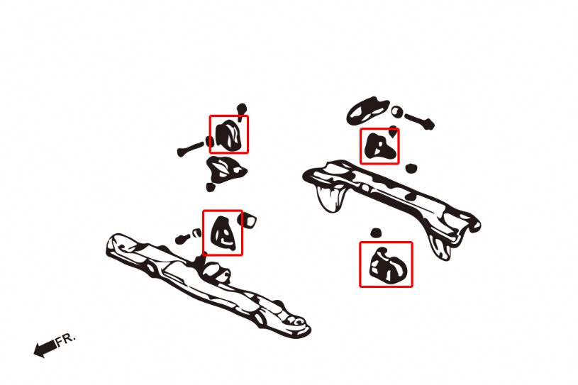 HARDRACE UPRATED ENGINE MOUNT HardRace