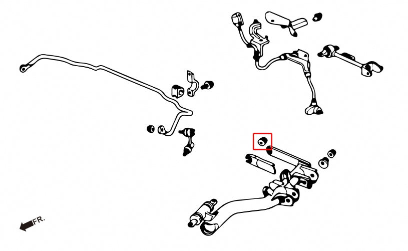 HARDRACE REAR LOWER ARM BUSH HardRace