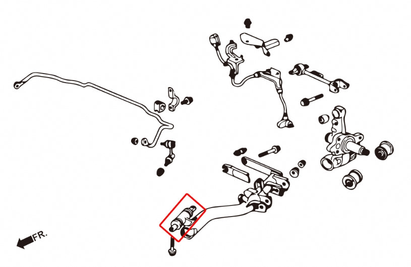 HARDRACE REAR TRAILING ARM BUSH HardRace