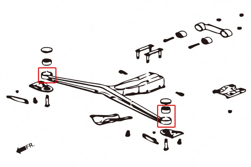 HARDRACE REAR UPPER SUPPORT ARM BUSH HardRace