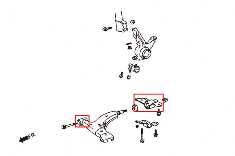 HARDRACE FRONT LOWER ARM BUSH HardRace