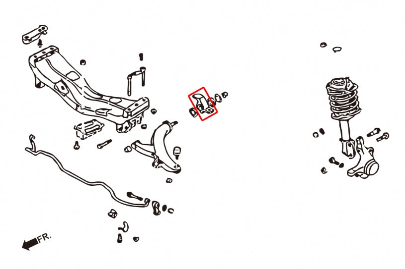 HARDRACE FRONT LOWER ARM BUSH HardRace