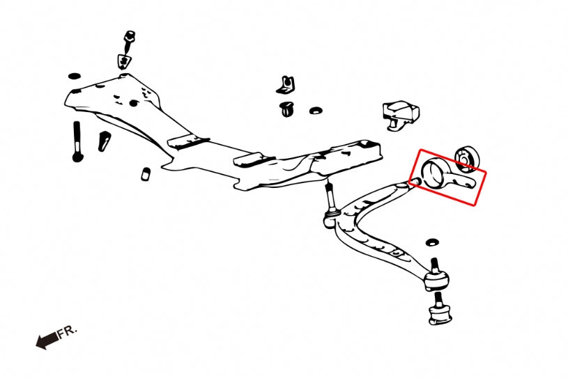 HARDRACE FRONT LOWER ARM BUSH HardRace