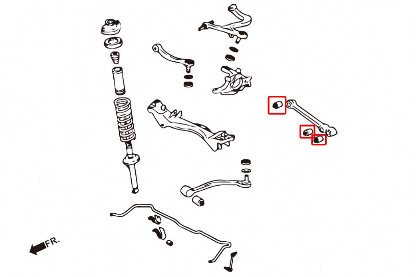 HARDRACE REAR LOWER ARM BUSH HardRace