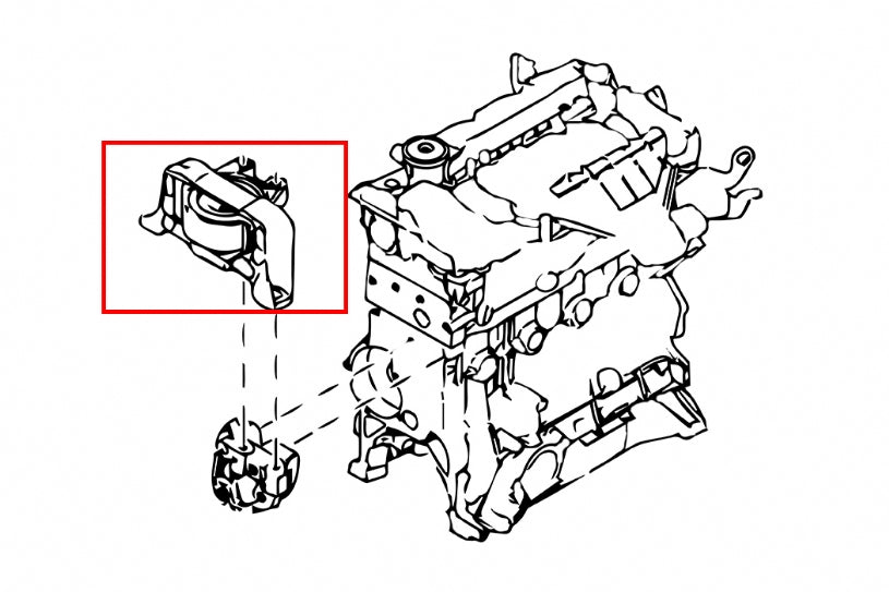 HARDRACE UPRATED ENGINE MOUNT HardRace