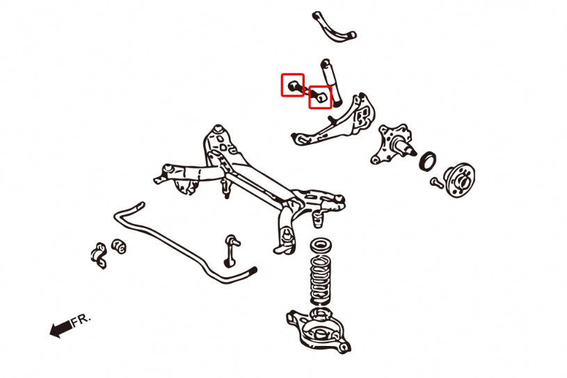 HARDRACE REAR TOE ARM BUSH HardRace
