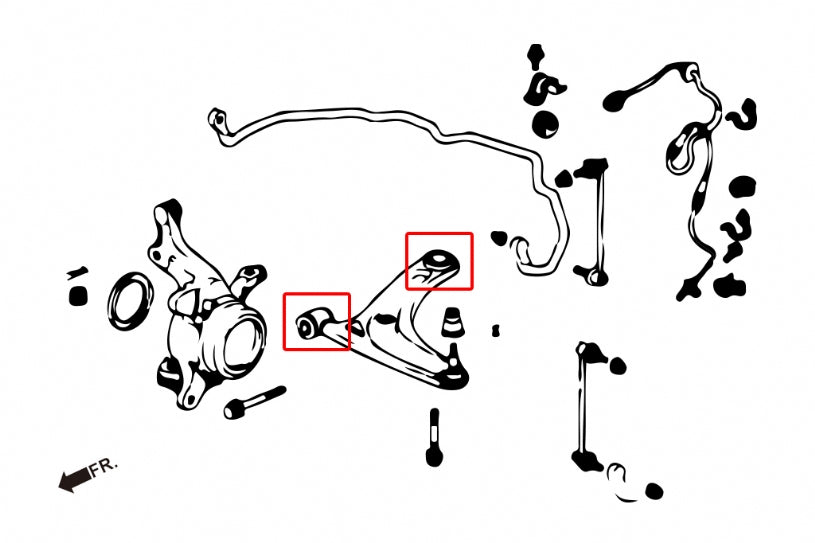 HARDRACE FRONT LOWER ARM BUSH HardRace