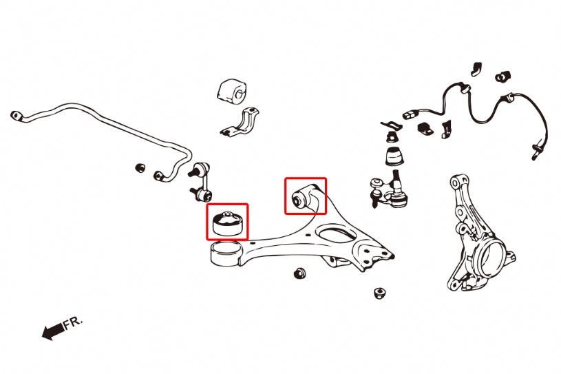 HARDRACE FRONT LOWER ARM BUSH HardRace