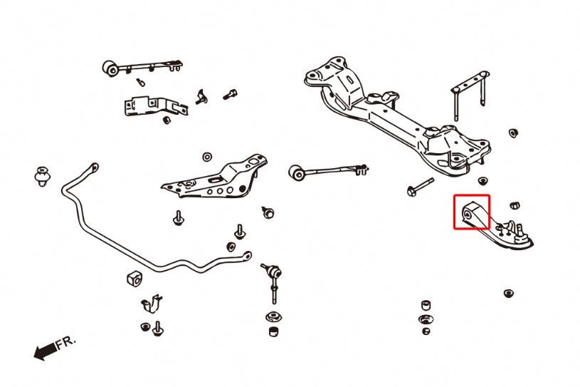 HARDRACE FRONT LOWER CONTROL ARM BUSH HardRace