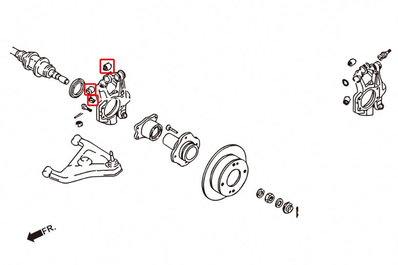 HARDRACE REAR KNUCKLE BUSH HardRace