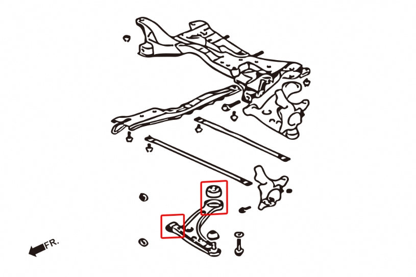 HARDRACE FRONT LOWER ARM BUSH HardRace