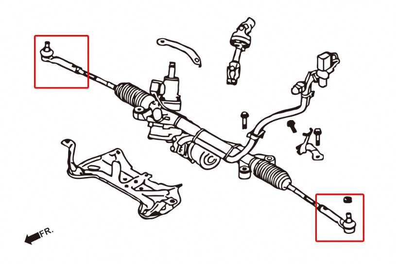 HARDRACE ROLL CENTRE TIE ROD END HardRace