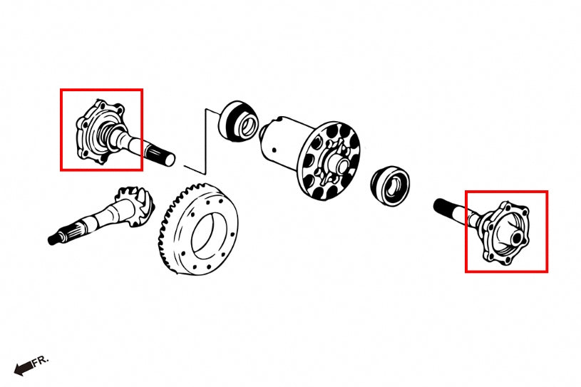 HARDRACE REAR DRIVESHAFT SPACER HardRace