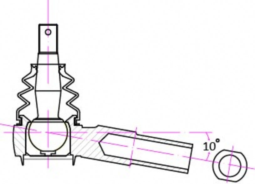 HARDRACE ROLL CENTRE TIE ROD END HardRace