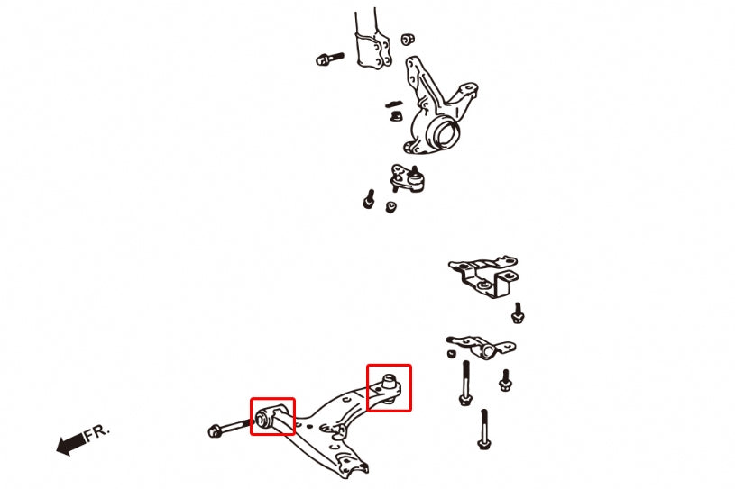 HARDRACE FRONT LOWER ARM BUSH HardRace