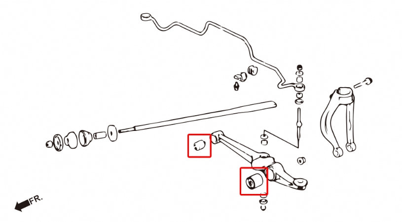 HARDRACE FRONT LOWER ARM BUSH HardRace