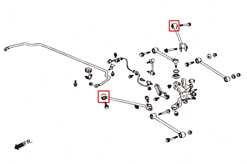 HARDRACE REAR TRAILING OR LEADING ARM BUSH HardRace